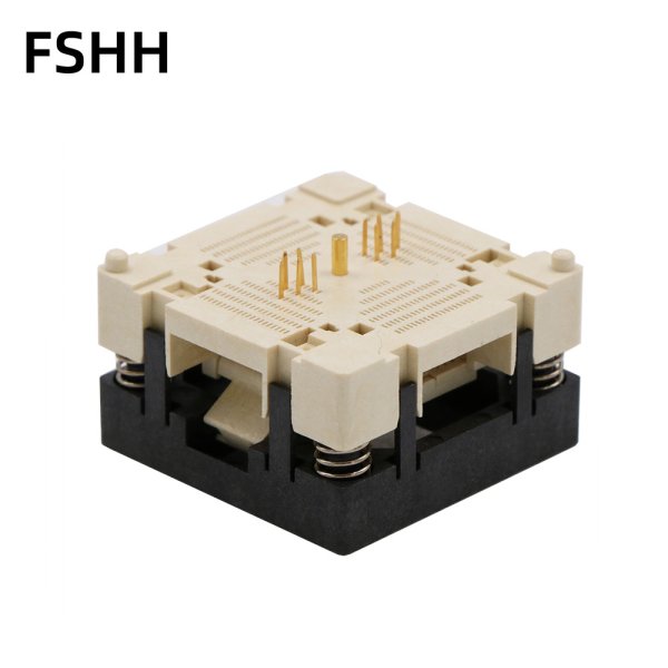open top QFN10 test socket DFN10 MLF10 WSON10 Adapter 3x3mm 0.5mm pitch - Image 3