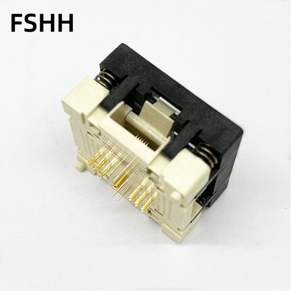 QFN28 test socket DFN28 MLF28 WSON28 Adapter size 4x4mm 0.4mm pitch - Image 3