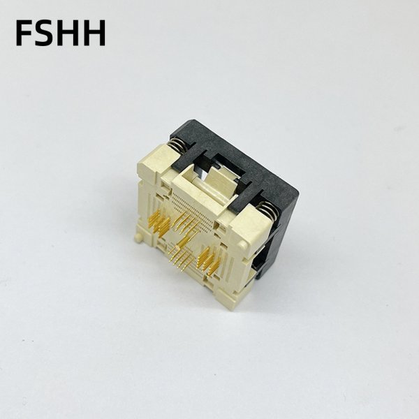 QFN52 test socket DFN52 MLF52 WSON52 Adapter 6x6mm 7x7mm 0.4mm pitch - Image 3