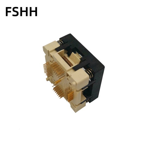 open top QFN88 test socket DFN88 MLF88 WSON88 Adapter 10x10mm 0.4mm pitch - Image 3