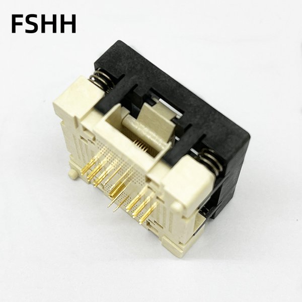 QFN28 test socket DFN28 MLF28 WSON28 Adapter 5x5mm 0.5mm pitch - Image 3