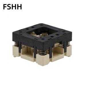 open top QFN10 test socket DFN10 MLF10 WSON10 Adapter 3x3mm 0.5mm pitch