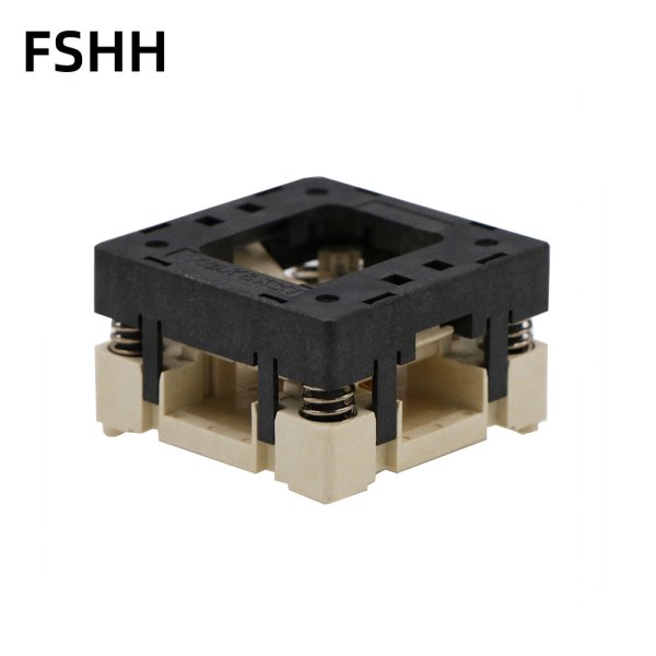 open top QFN10 test socket DFN10 MLF10 WSON10 Adapter 3x3mm 0.5mm pitch