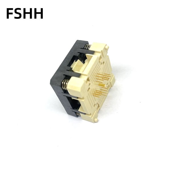 open top QFN24 test socket DFN24 MLF24 WSON24 Adapter 4x4mm 5x5mm 0.5mm pitch - Image 3