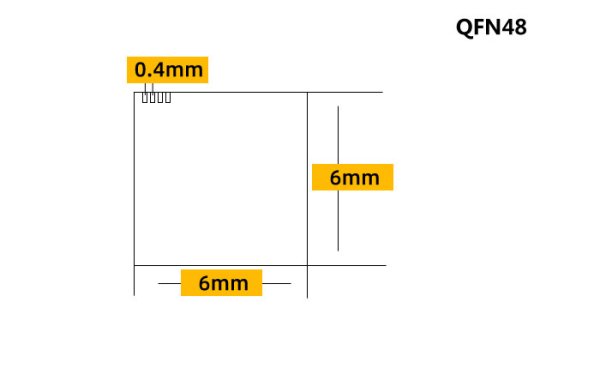QFN48 test socket DFN48 MLF48 WSON48 Adapter 6x6mm 0.4mm pitch - Image 4