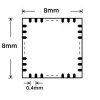 QFN64 test socket DFN64 MLF64 WSON64 Adapter 8x8mm 0.4mm pitch - Image 4