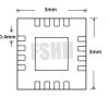 QFN16 test socket DFN16 MLF16 WSON16 Adapter size 3x3mm 0.4mm pitch - Image 4