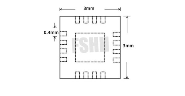 QFN16 test socket DFN16 MLF16 WSON16 Adapter size 3x3mm 0.4mm pitch - Image 4