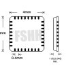 QFN32 test socket DFN32 MLF32 WSON32 Adapter size 4x4mm 0.4mm pitch - Image 4