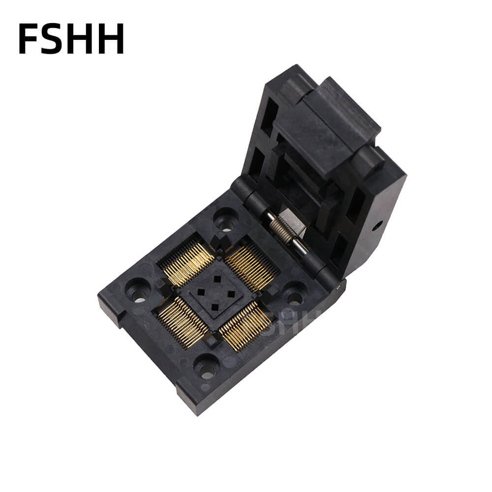 Clamshell CQFP68 IC Test Socket QFP68 Programmer Adapter 12.6x12.6mm 15 ...