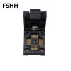 Clamshell CQFP68 IC test socket QFP68 programmer Adapter 12.6x12.6mm 15.3x15.3mm 0.635mm pitch