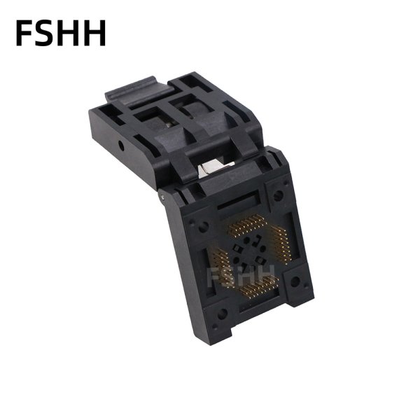 Clamshell CQFP68 IC test socket QFP68 programmer Adapter 12.6x12.6mm 15.3x15.3mm 0.635mm pitch - Image 5