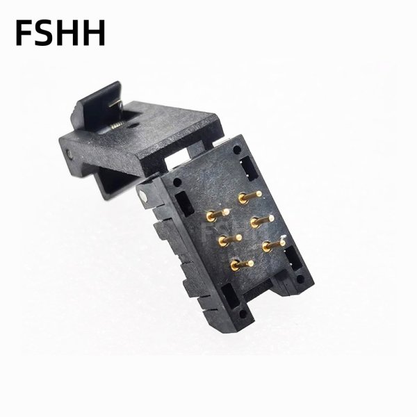 7050 crystal test aging socket 7050-6pin SMT Crystal oscillator test socket 7.0*5.0mm - Image 4