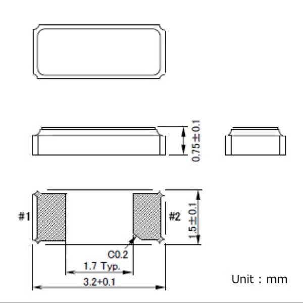 3215 crystal test aging socket 3215-2pin SMT Crystal oscillator test socket 3.2*1.5mm - Image 5