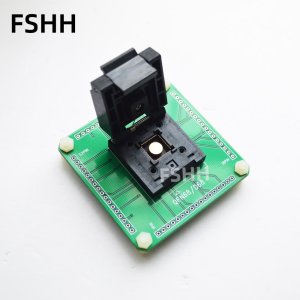 Clamshell QFN68BT-0.5-01 IC test socket QFN68 WSON68 DFN68 MLF68 programmer Adapter 10x10mm 0.5mm pitch