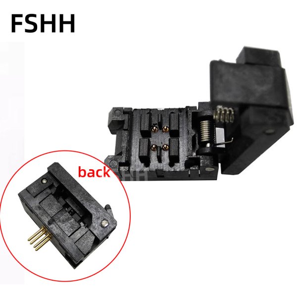 3225 crystal test aging socket 3225-4pin SMT Crystal oscillator test socket 3.2*2.5mm - Image 3