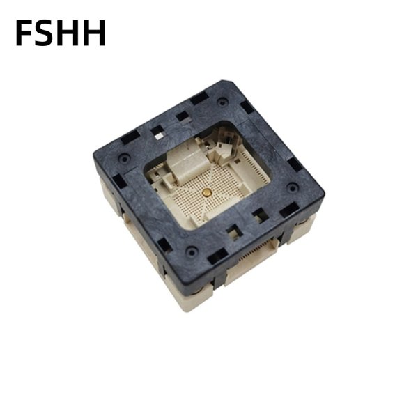 open top QFN72 test socket 0.5mm pitch 10x10mm Size WSON72 DFN72 MLF72 socket - Image 2
