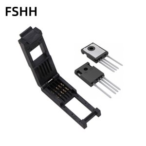 Clamshell TO247 test socket TO-247-4L Aging test sockets TO3P Crystal Triode Socket