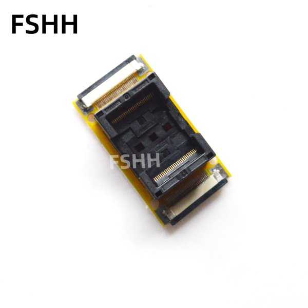 Program SMD welding TSOP56 to TSOP56 On line test socket Pitch 0.5mm TSOP56 ic socket Adapter Double Contact Points - Image 4