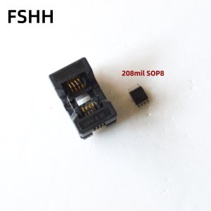 Push-Pull SOP8 test socket 208mil Wide Body SOP8 SOIC8 socket adapter 1.27mm Pitch