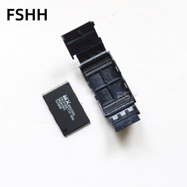 6353P1 980020-40-XX test socket TSOP48 TSOP40 TSOP32 ic socket SMT SMD TEST SOCKET 0.5mm 18.4/20mm - Image 3