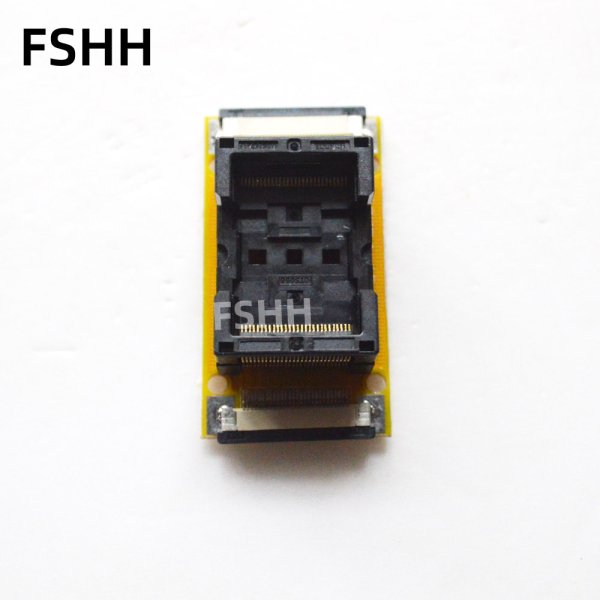 Program SMD welding TSOP56 to TSOP56 On line test socket Pitch 0.5mm TSOP56 ic socket Adapter Double Contact Points - Image 2