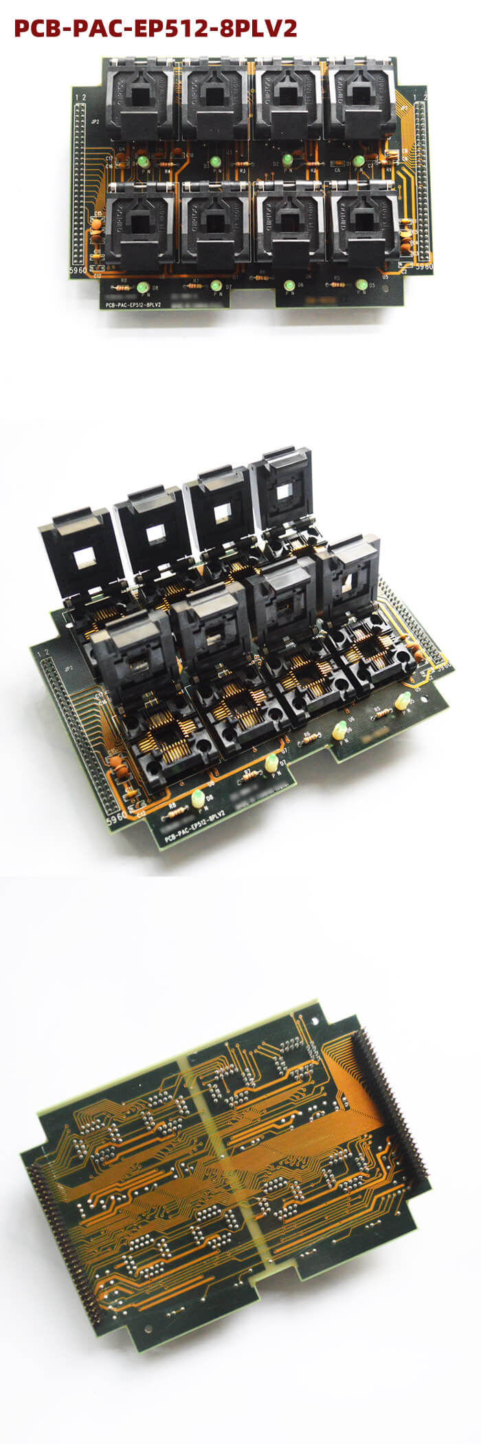 PCB-PAC-EP1M-8PLV2 PCB-PAC-EP512-8PLV2 Programming Module 8pcs PLCC32 ...