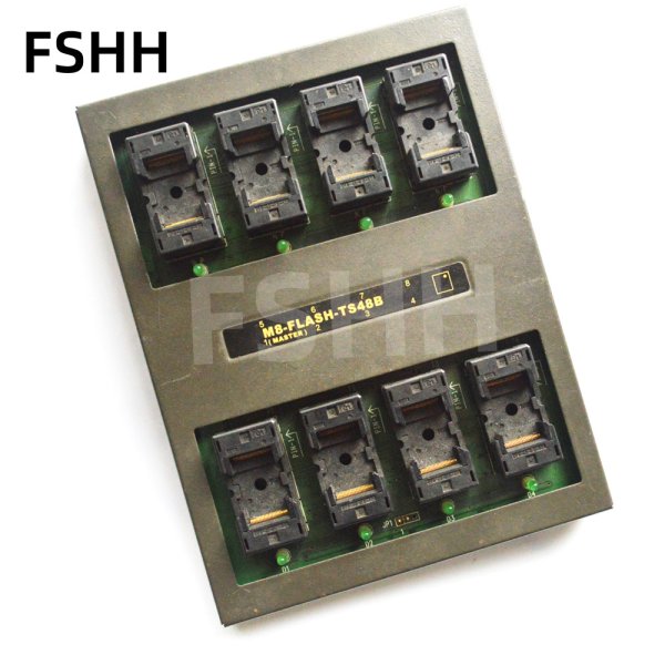 M8-FLASH-TS48 M8-FLASH-TS48B Programming Module for ALL-100 Programmer 8pcs TSOP48 test socket in 1 adapter