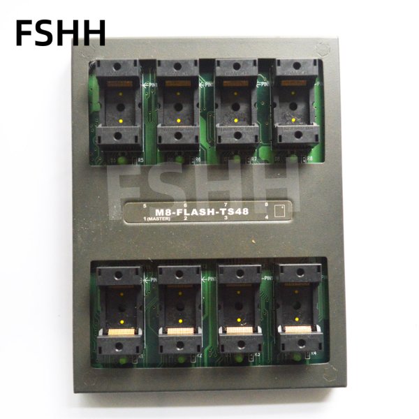 M8-FLASH-TS48 M8-FLASH-TS48B Programming Module for ALL-100 Programmer 8pcs TSOP48 test socket in 1 adapter - Image 4