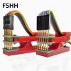 customized 1.0mm 1mm Pitch Test stand PCB clip Clamp Fixture Probe pogo pin Download Program Burn 2pin 3pin 4pin 5pin 6pin