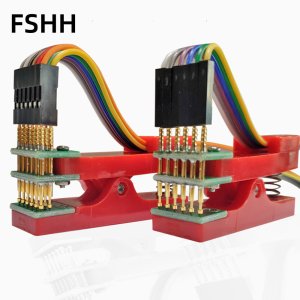 customized 1.0mm 1mm Pitch Test stand PCB clip Clamp Fixture Probe pogo pin Download Program Burn 2pin 3pin 4pin 5pin 6pin
