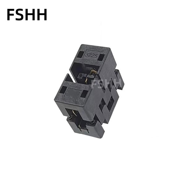 3225 crystal test aging socket 3225-4pin SMT Crystal oscillator test socket 3.2*2.5mm - Image 4