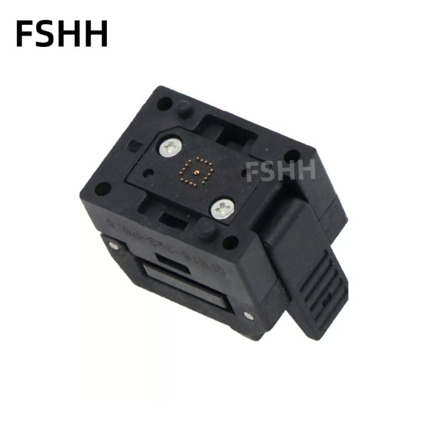 Clamshell QFN16 WSON16 DFN16 MLF16 adapter test socket 0.5mm Pitch 3mmX3mm size - Image 4