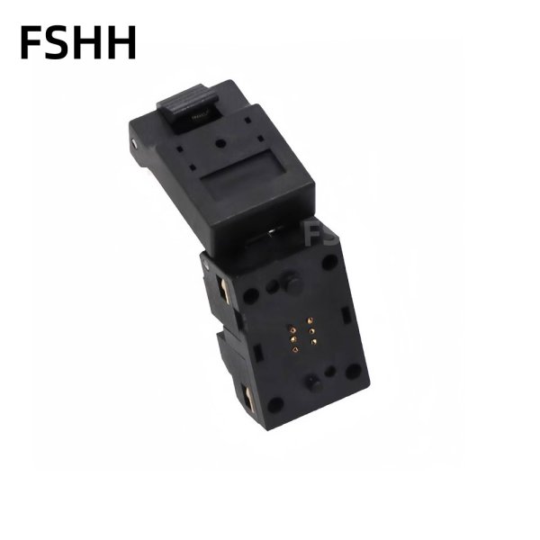 5032 crystal test aging socket 5032-6pin SMT Crystal oscillator test socket 1.27mm Pitch 5mm×3.2mm size - Image 3