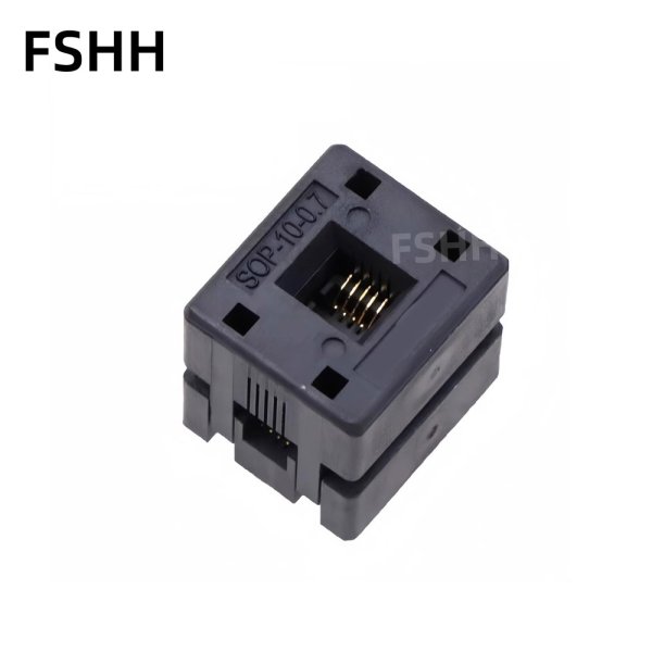 5032-10pin crystal aging test socket 1.0mm Pitch 5.0x3.2x0.85mm size - Image 3