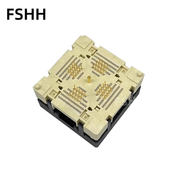 Clamshell QFN52 WSON52 DFN52 MLF52 adapter test socket 0.5mm Pitch 8mmX8mm size(790-62052-101T) - Image 4