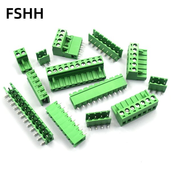 KF2EDGK 5.08mm pull-out terminal block pcb connector 2P/3/4/5/10/12Pin straight pin bent pin socket - Image 2