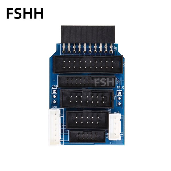 JLINK adapter PCB accessories Multiple functions Support JTAG to SWD JLINK v8 v9 v10 v11 emulator adapter socket pcb+connecting cable Convert stm32 - Image 2